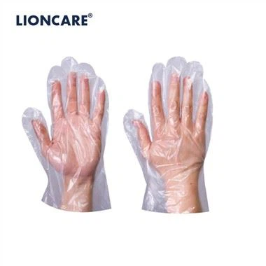 LIONCARE® bir martalik polietilen qo'lqoplar