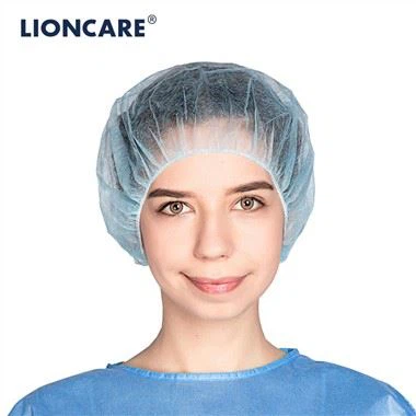 LIONCARE® polipropilendan bir marta foydalaniladigan bouffant qopqog'i