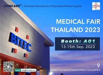 Tailand 2023 tibbiy yarmarkasida Lioncare-ga tashrif buyuring va bepul namuna...